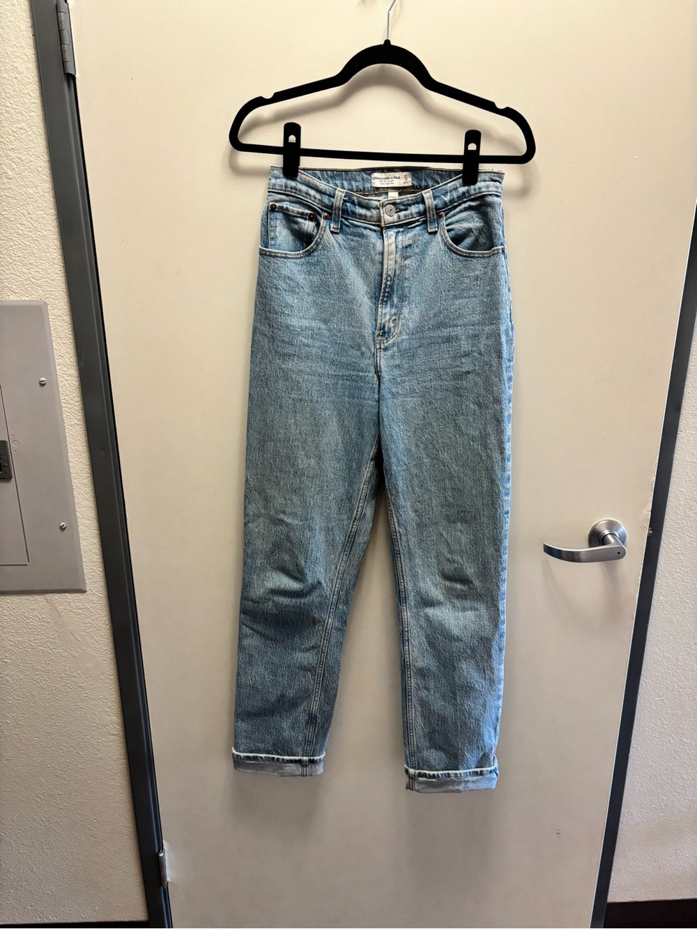 Abercrombie & Fitch Light Blue Boyfriend Jeans